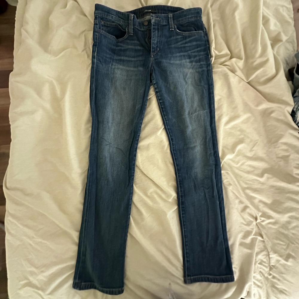 Joe's Jeans Dark Blue Straight Leg Denim